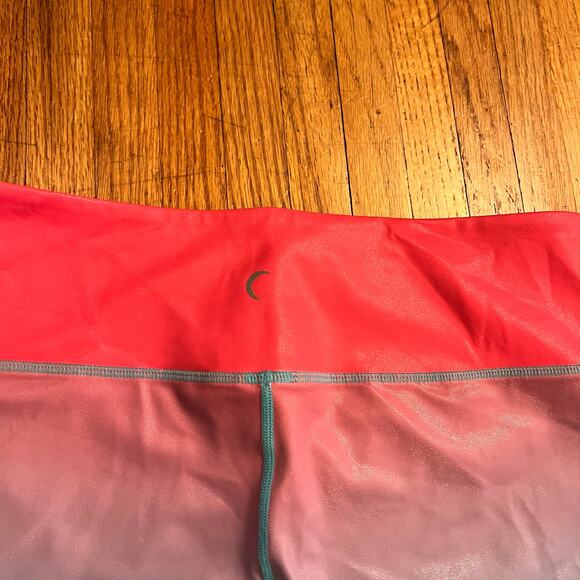 Zyia Active Leggings Womens Plus 20 Light N Tight 7/8 Ombre Firecracker - Picture 3 of 8